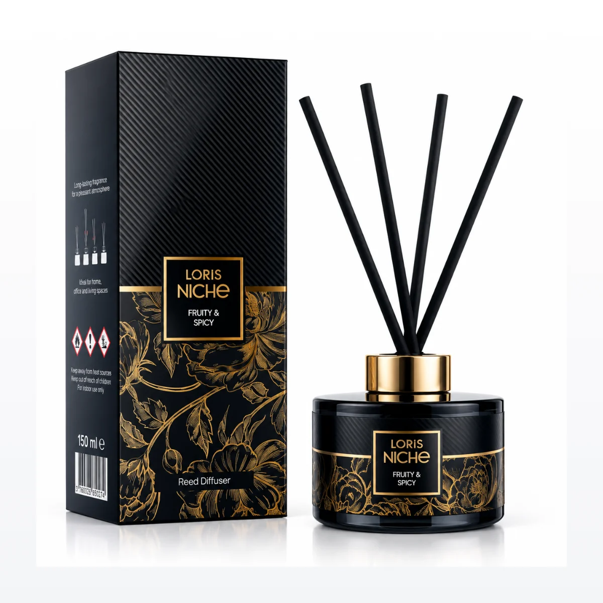 Diffuser à roseaux LORIS NICHE Fruity & Spicy