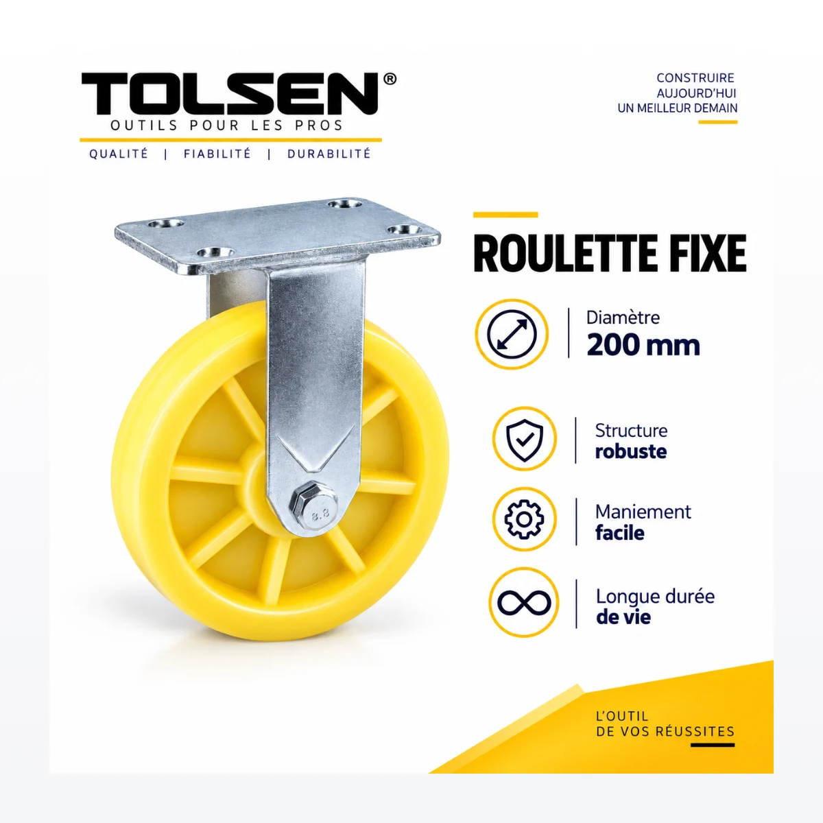 Roulette Fixe TOLSEN