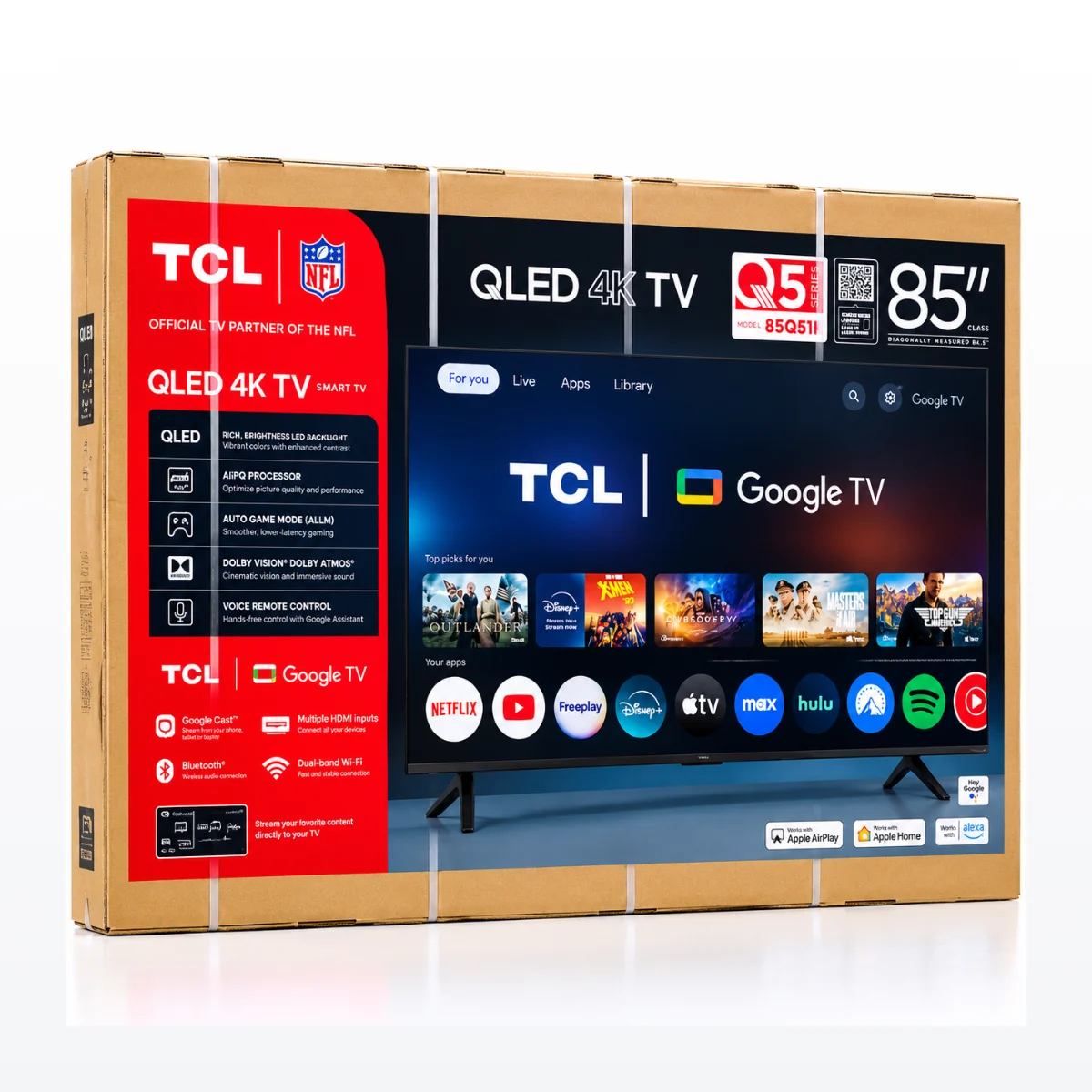 TCL QLED 4K TV 85" Q5 Series (Modèle 85Q51)