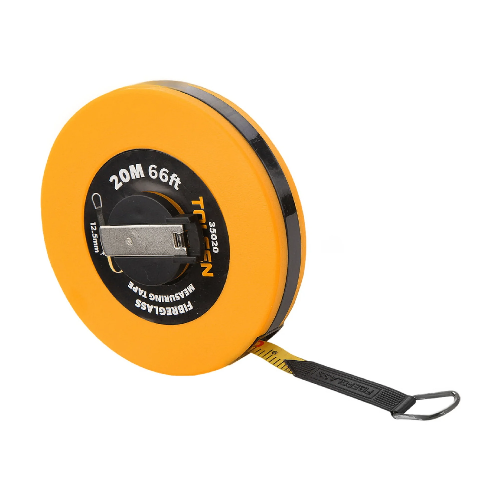 METRE RUBAN NOIR-JAUNE Avec lame métrique