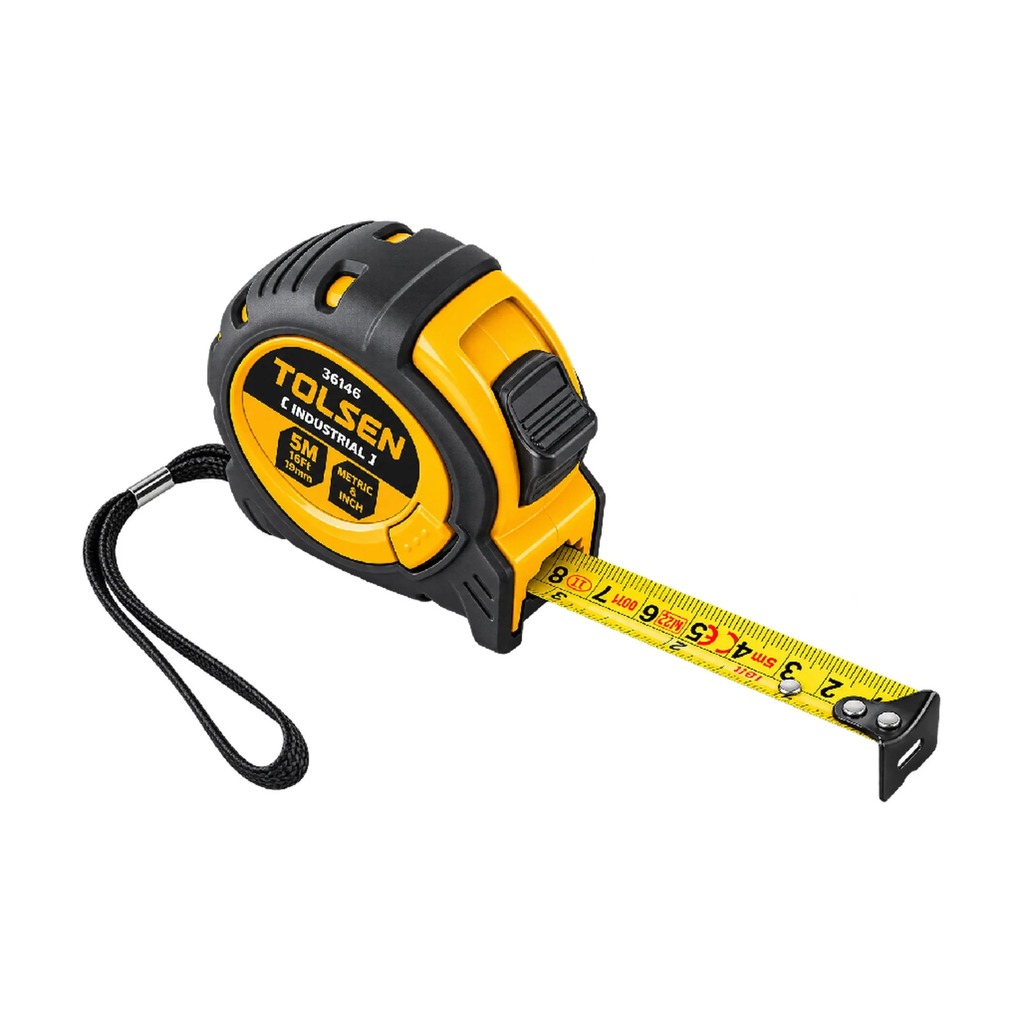 METRE RUBAN NOIR-JAUNE