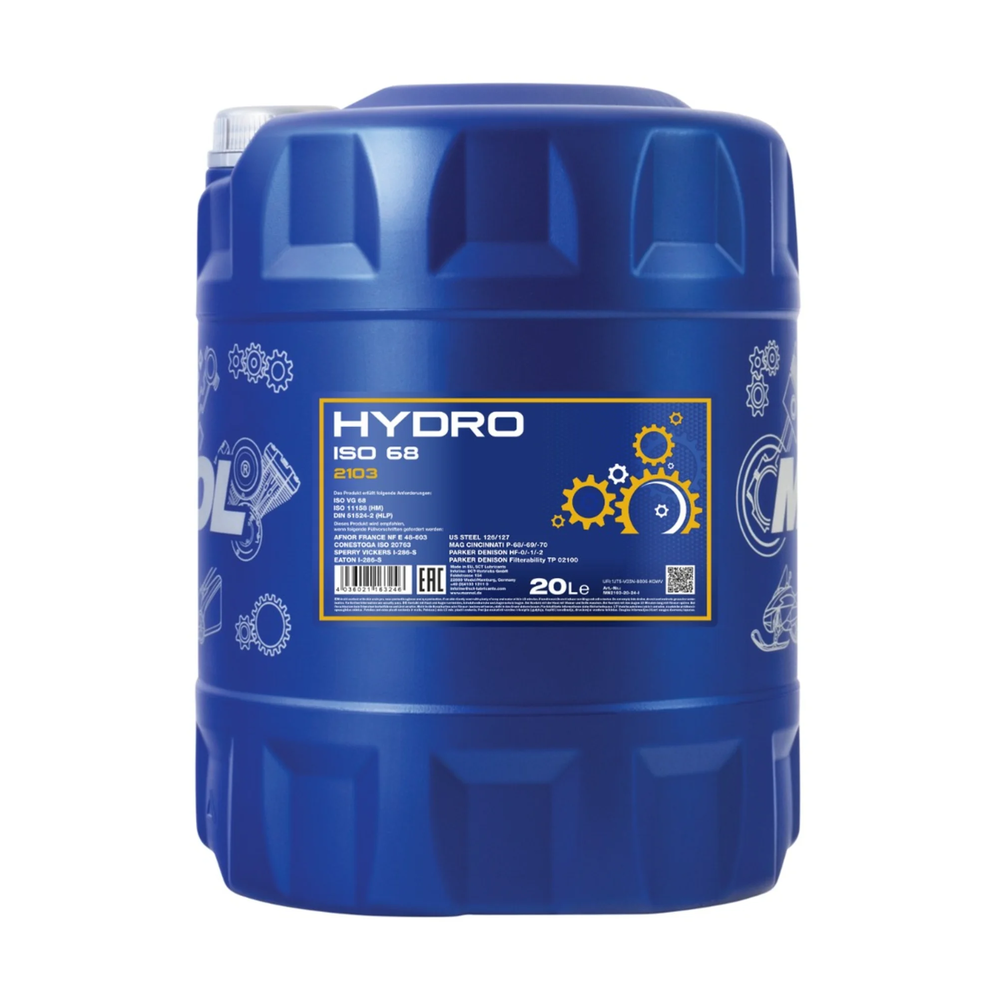 MANNOL Hydro ISO 68 20 L