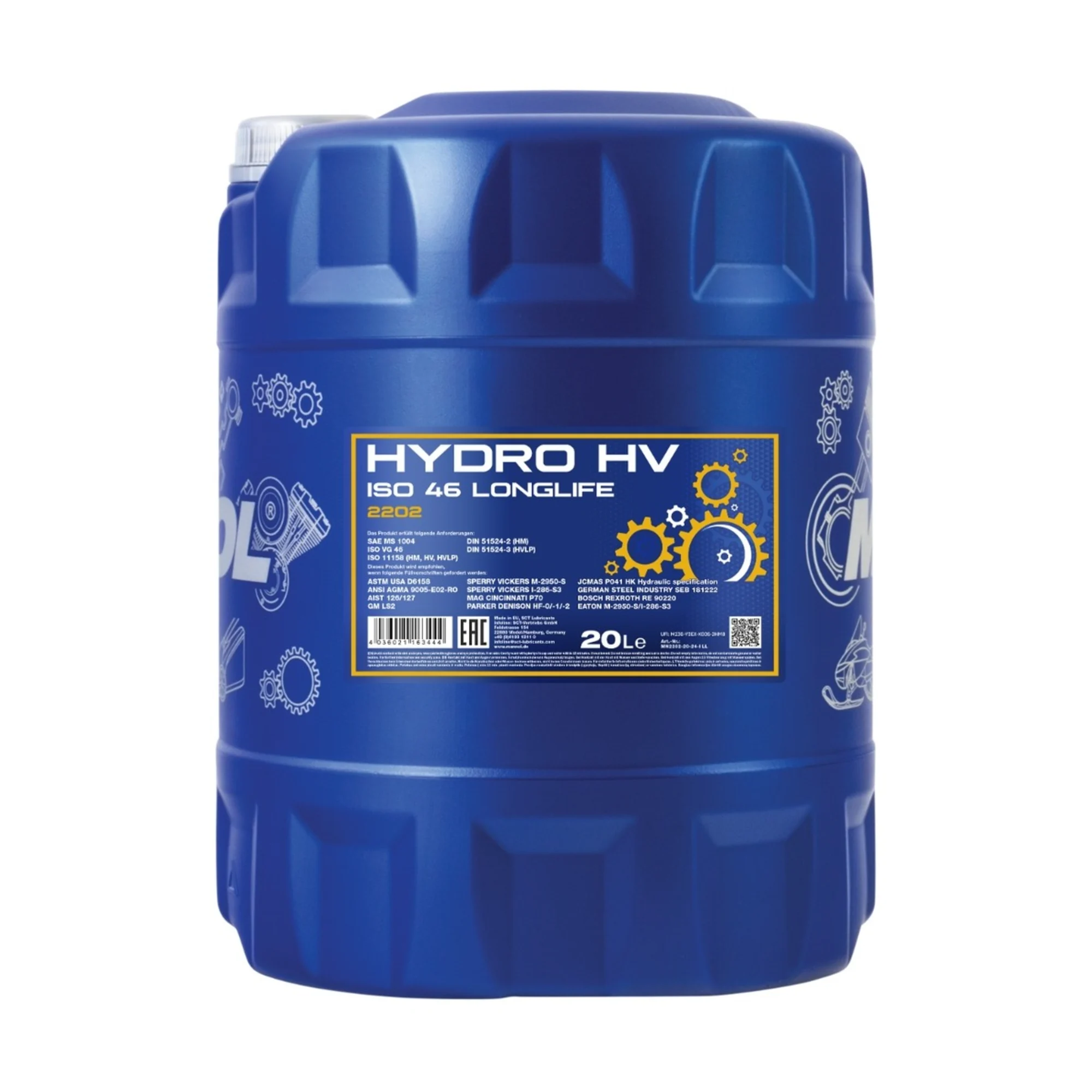 MANNOL Hydro HV ISO 46 20 L
