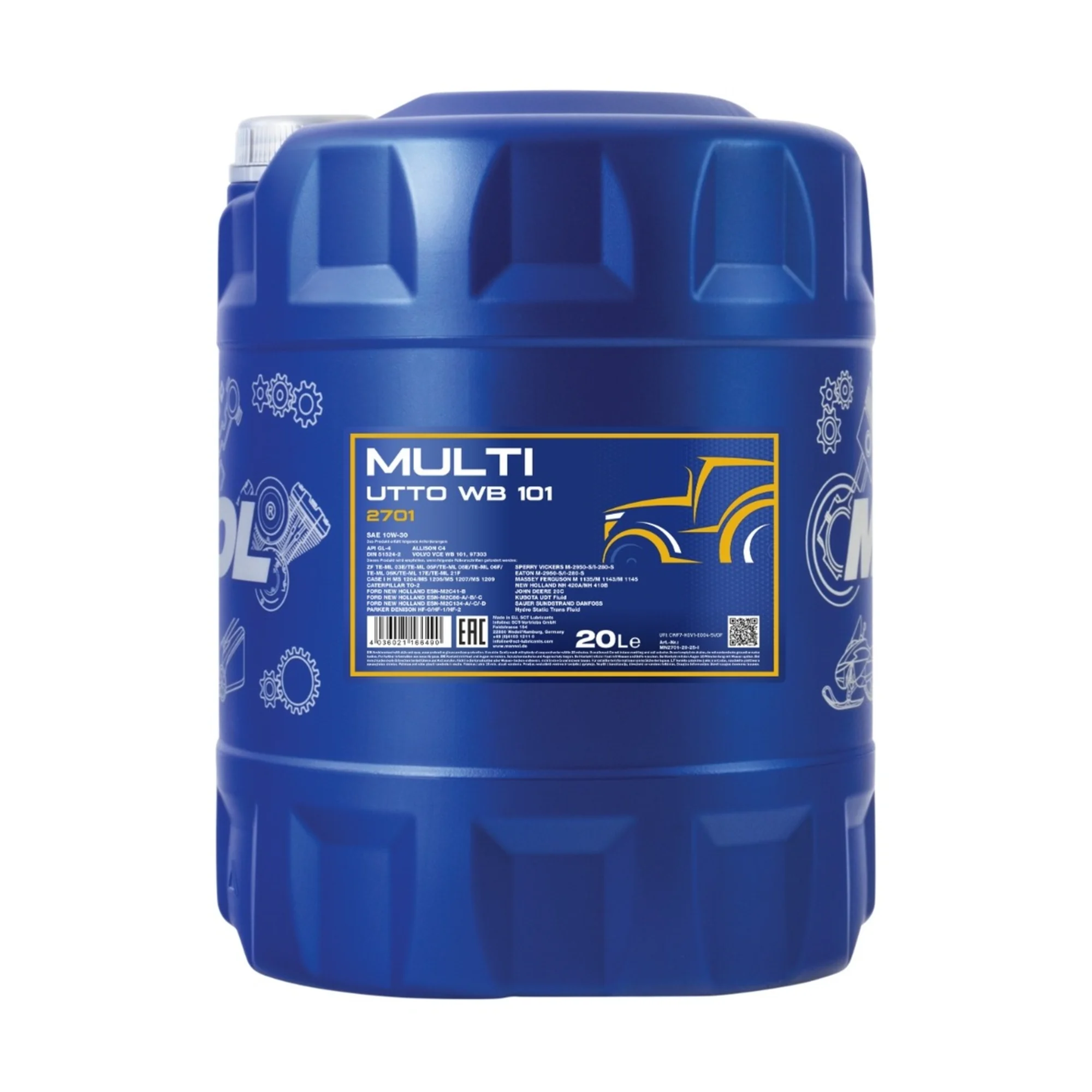 MANNOL Multi UTTO WB 101 20 L