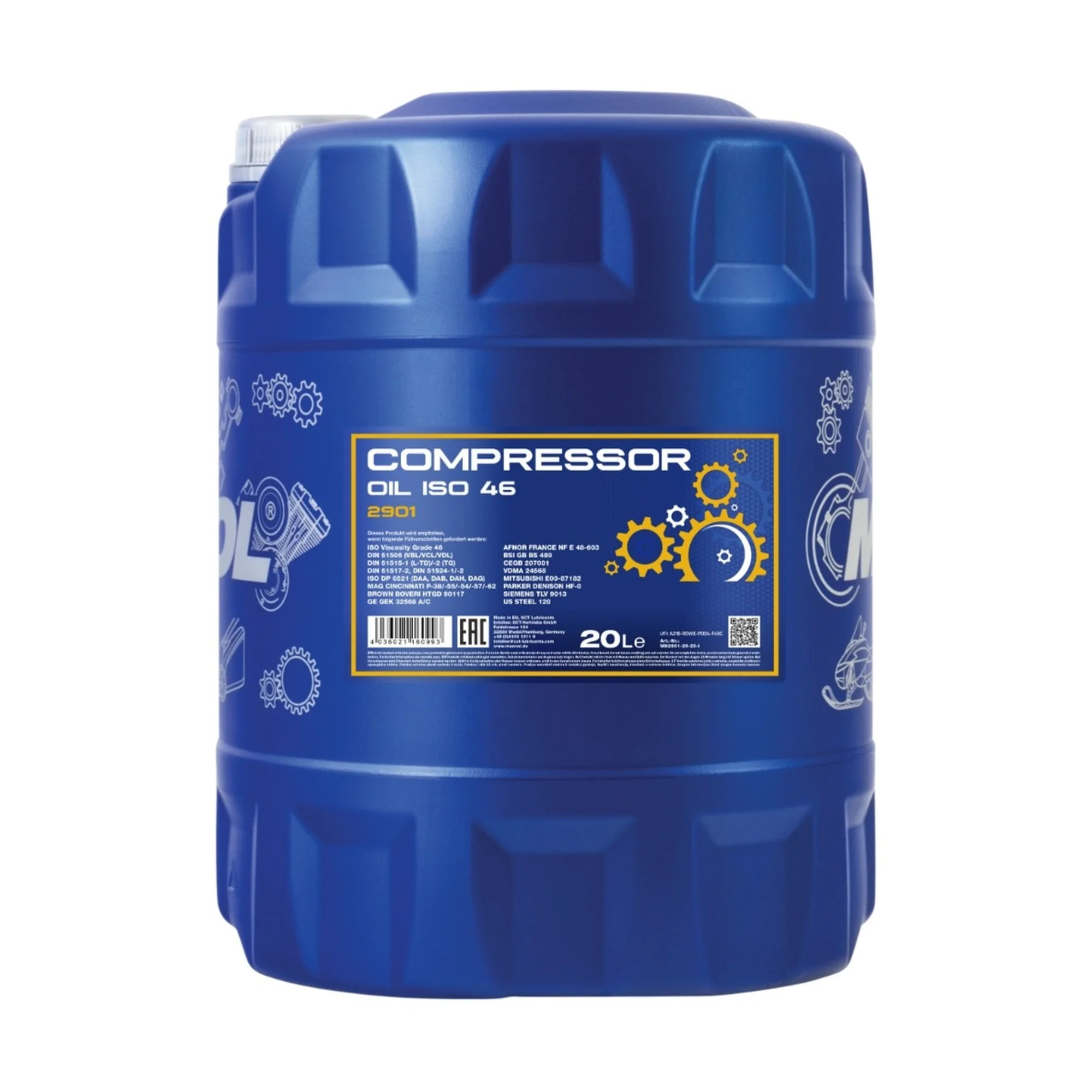 MANNOL Compressor Oil ISO 46 20 L