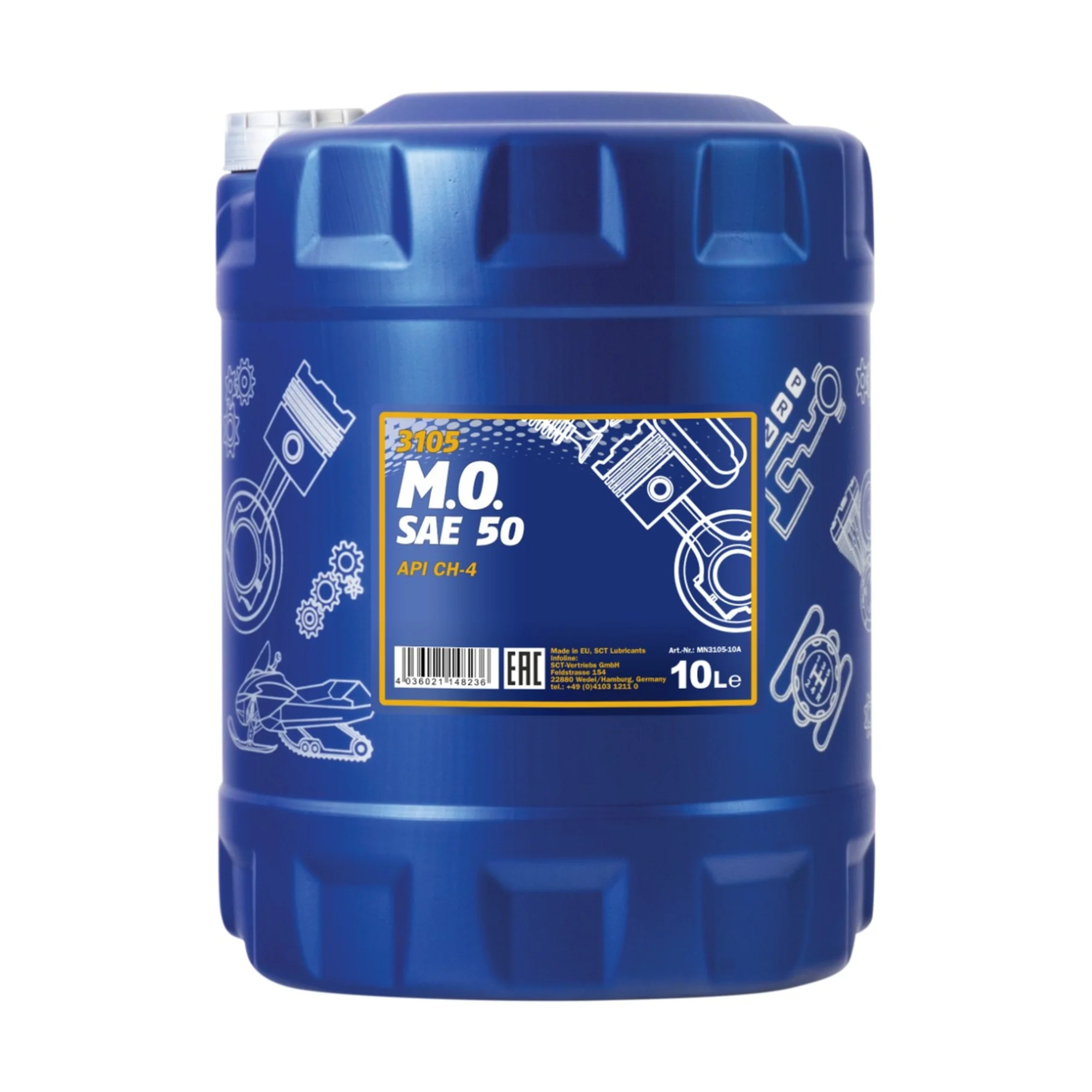 MANNOL M.O. SAE 50 API CH-4 10 L