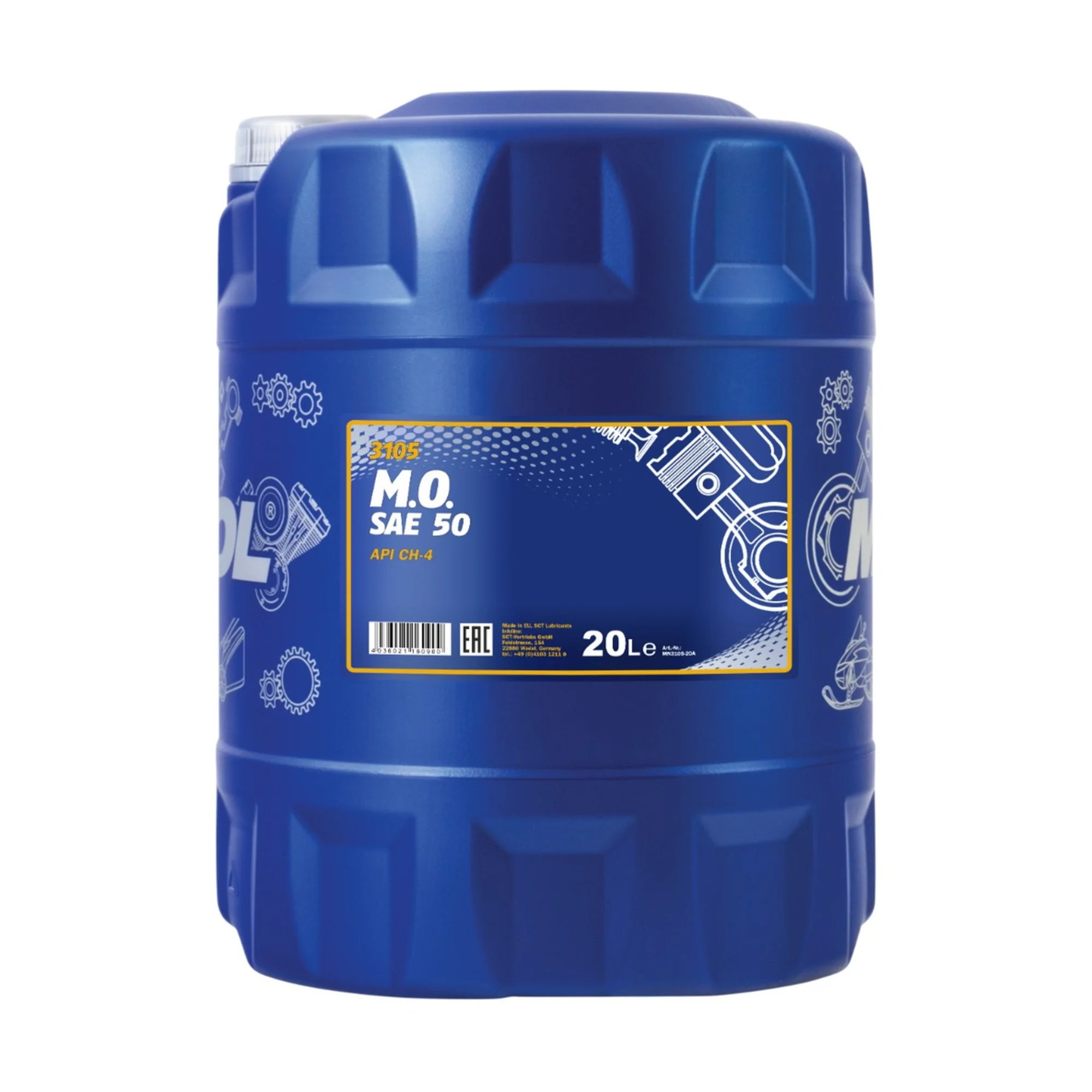 MANNOL M.O. SAE 50 API CH-4 20 L