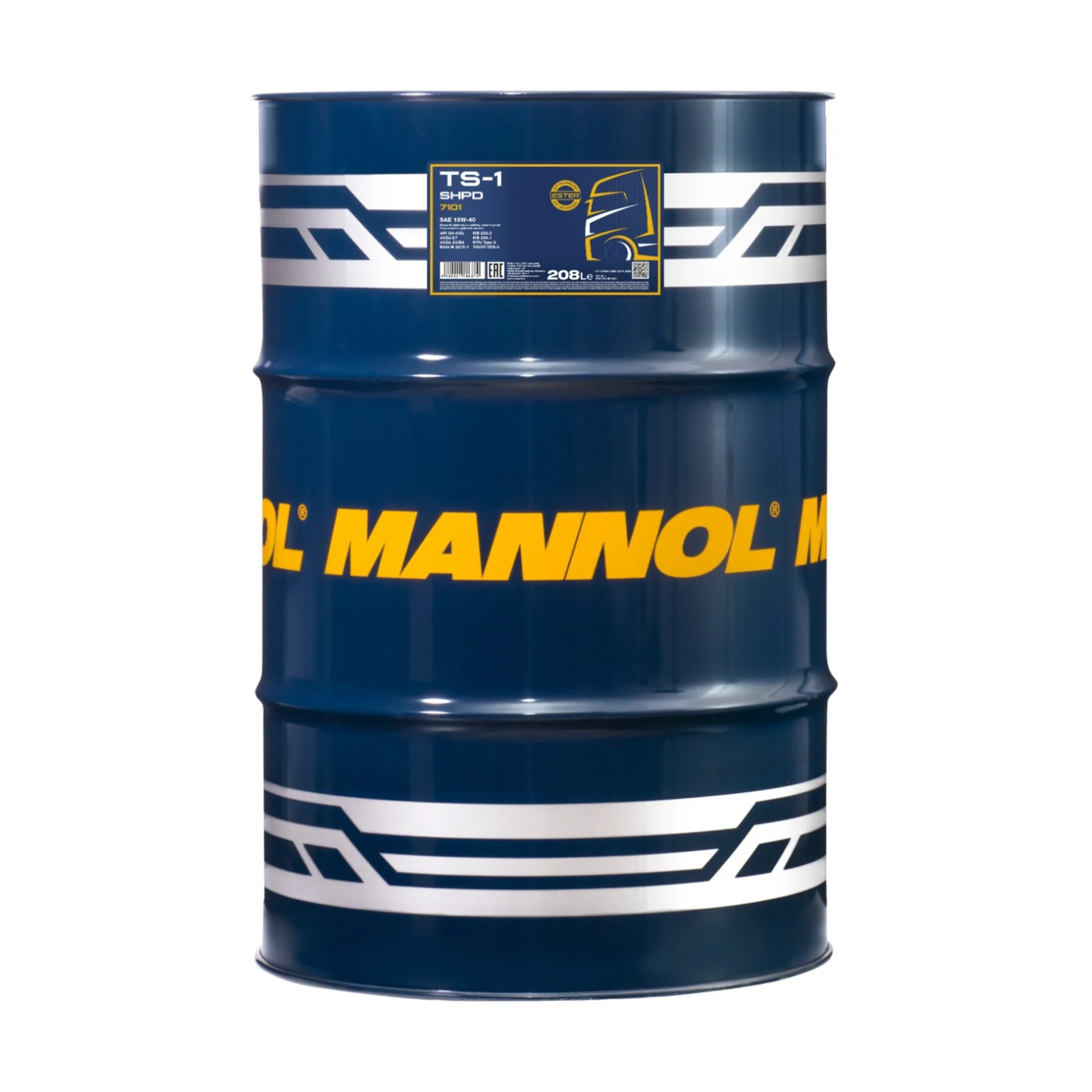 MANNOL TS-1 SHPD 15W-40 208 L
