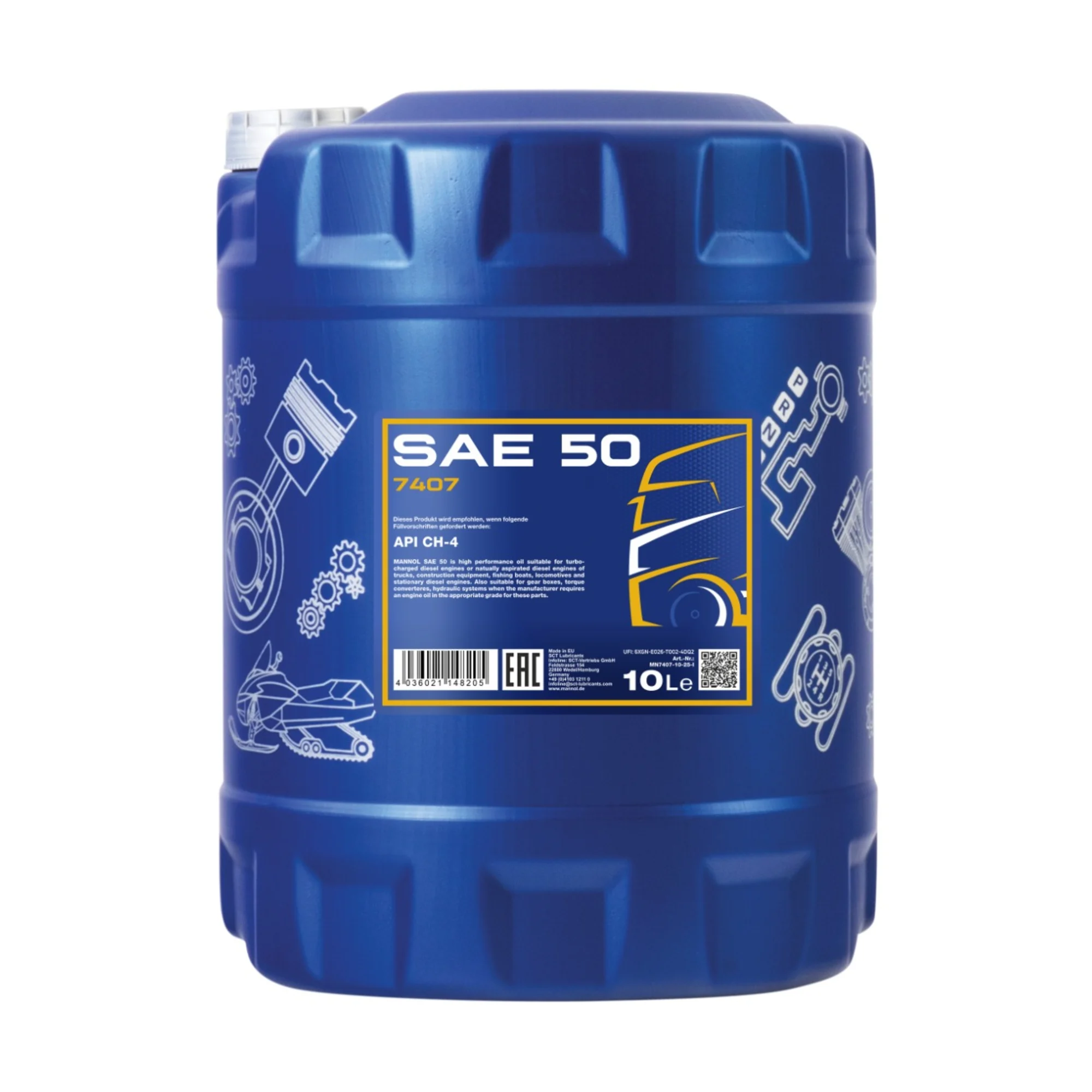 MANNOL SAE 50 7407 — 10 L