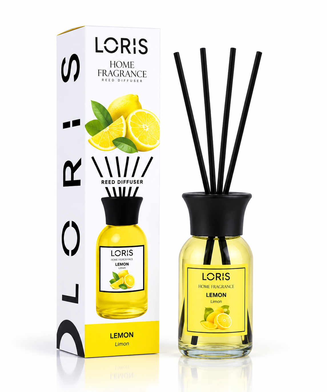 100ML Diffuser à roseaux Loris Home Fragrance Citron