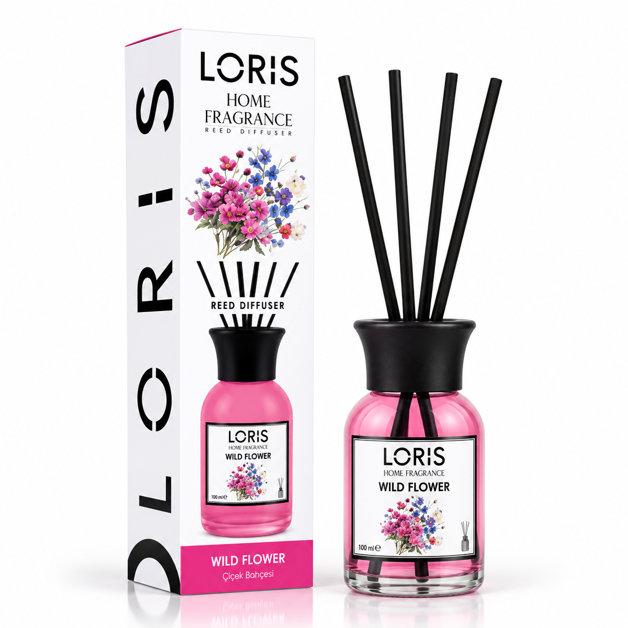 100ML Diffuseur de parfum d'ambiance Loris Wild Flower