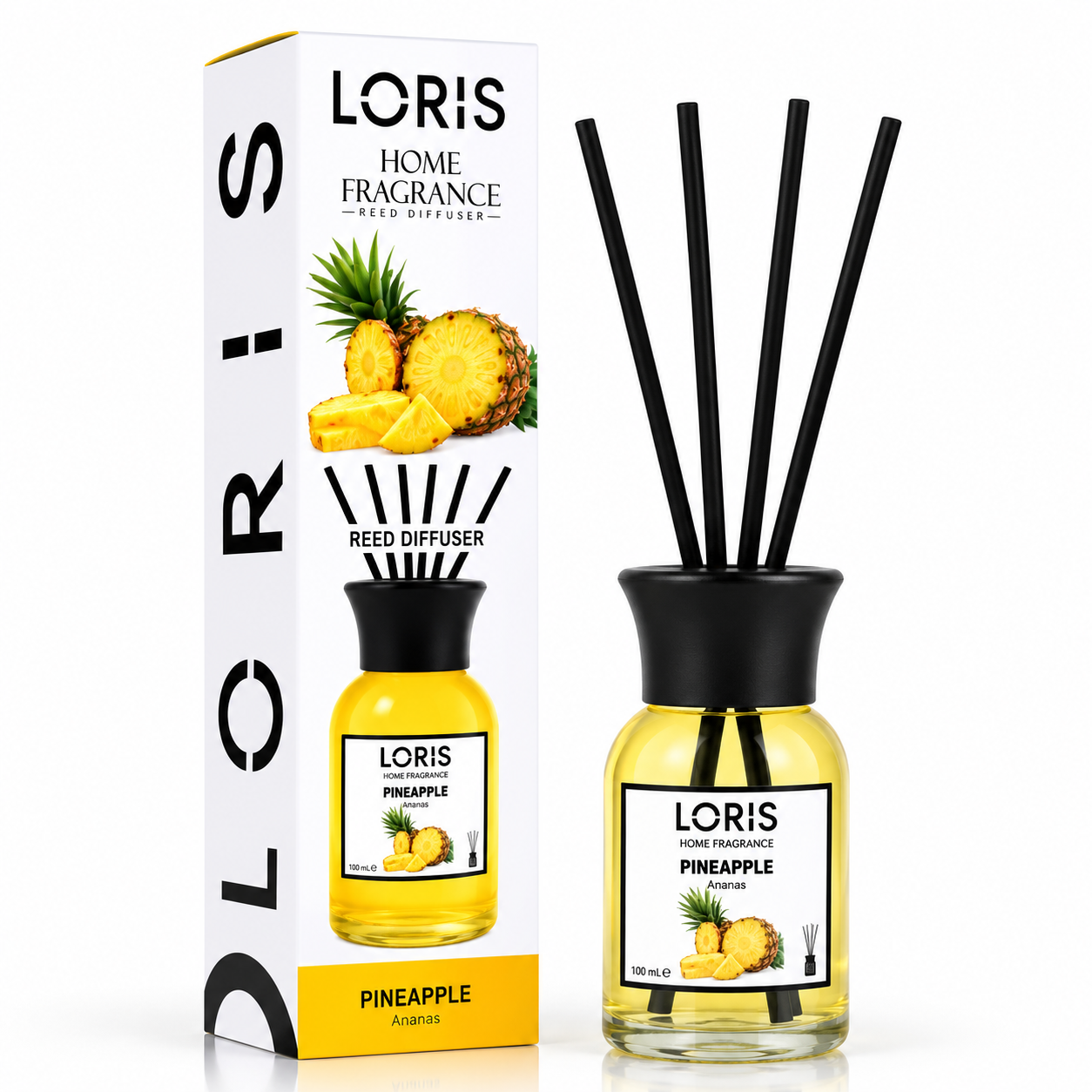 100ML Diffuseur de parfum d'ambiance Loris Ananas