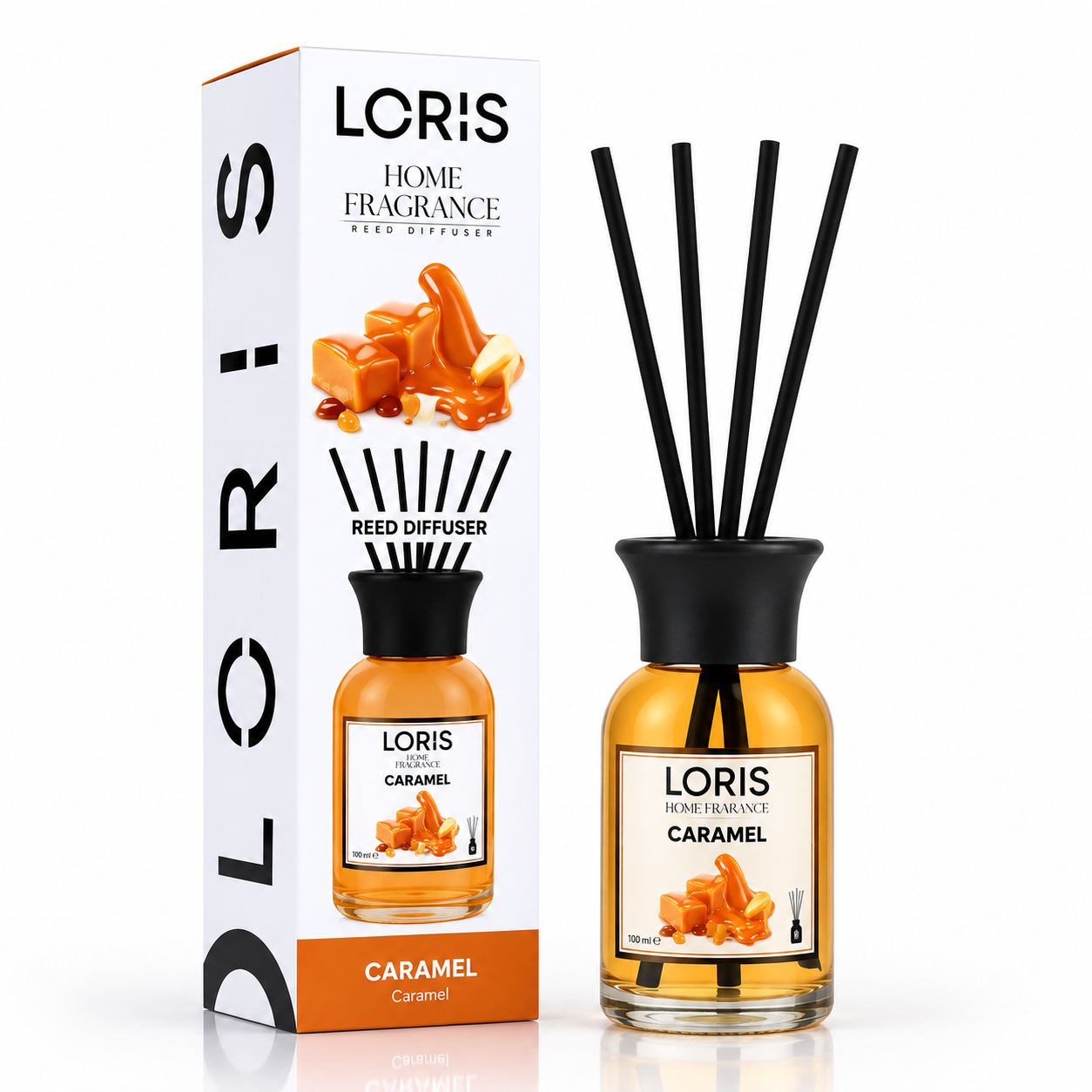 100ML Diffuser de parfum d'ambiance Loris Home Fragrance Caramel